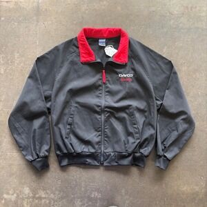 Vintage Dayco Racing Jacket Swingster Made USA Black Red Mens XL